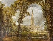 John Constable Salisbury Cathedral by John Constable painting